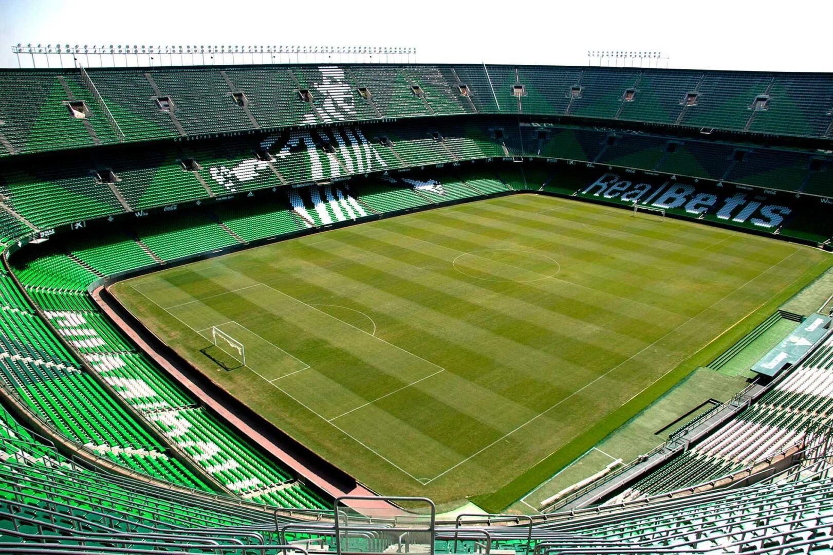 Football pitch prepared for premium camp training